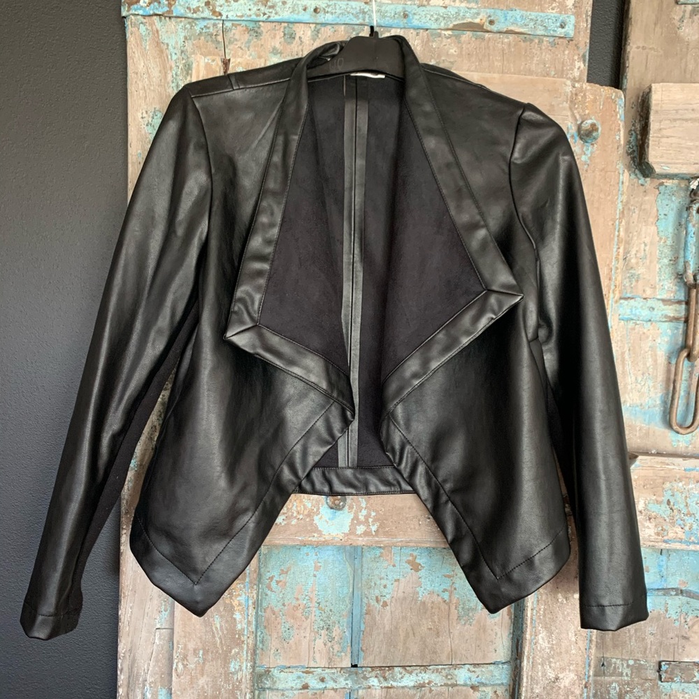 Vegan leather jacket